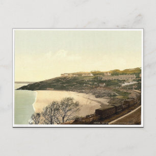 Cartão Postal Ruas. Ives, Porthminster Beach, Cornwall, England