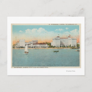 Cartão Postal Ruas. Petersburgo, FL - Vista frontal de Soreno