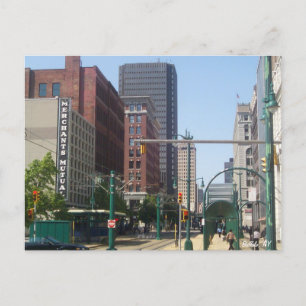 Cartão Postal Ruas Principal e Swan