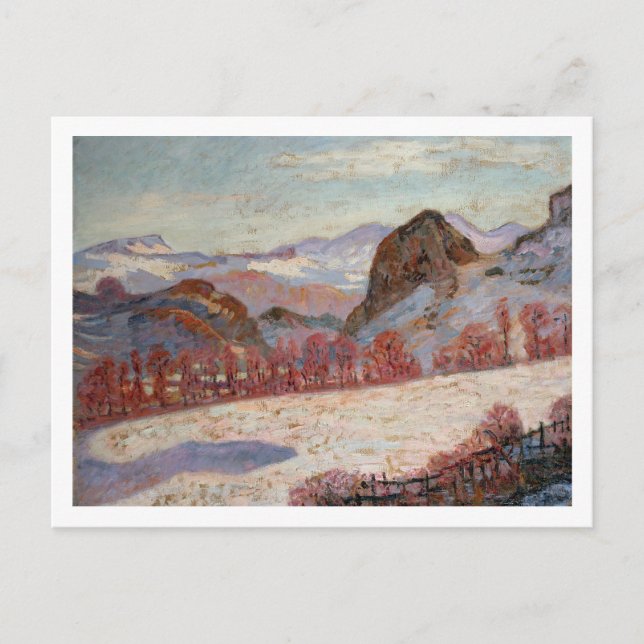 Cartão Postal Ruas. Sauves d'Auvergne, c.1900 (óleo no painel) (Frente)