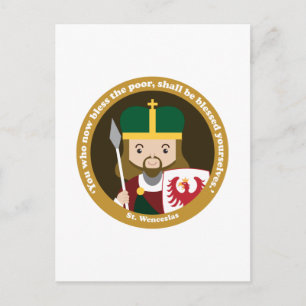 Cartão Postal Ruas. Wenceslas