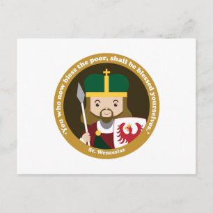 Cartão Postal Ruas. Wenceslas