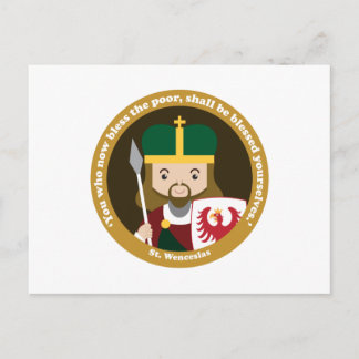 Cartão Postal Ruas. Wenceslas