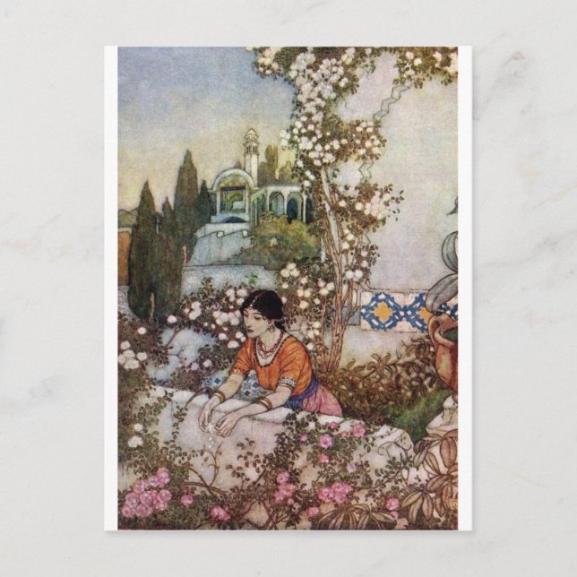 Cartão Postal Rubaiyat de Dulac (Frente)