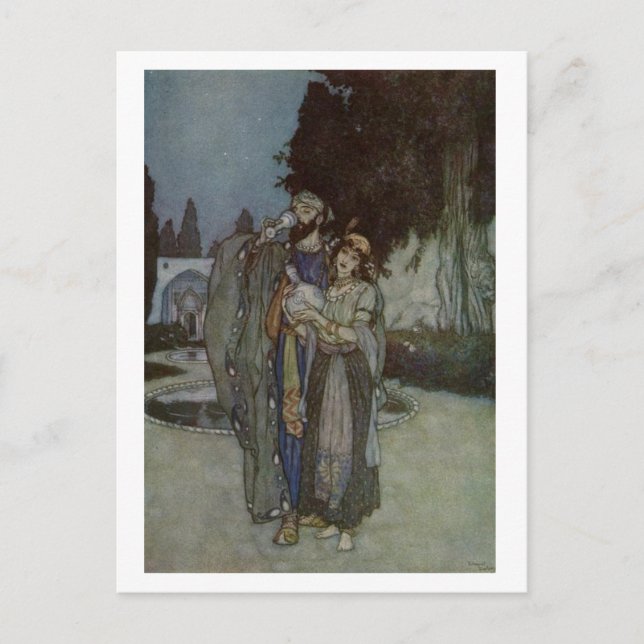 Cartão Postal Rubaiyat de Dulac (Frente)