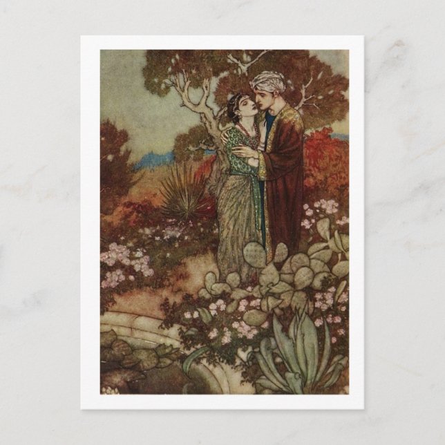 Cartão Postal Rubaiyat de Dulac (Frente)