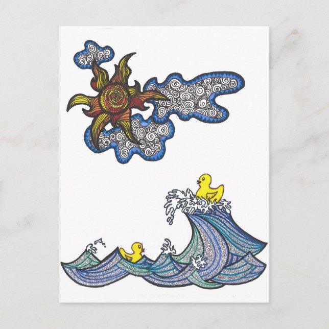 Cartão Postal Rubber Ducky (Frente)