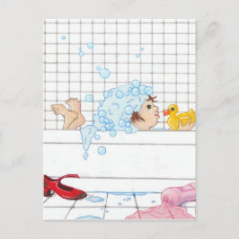 Cartão Postal Rubber Ducky