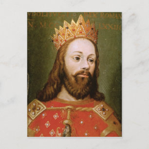 Cartão Postal Rudolf, eu desloquei o Santo Imperador Romano
