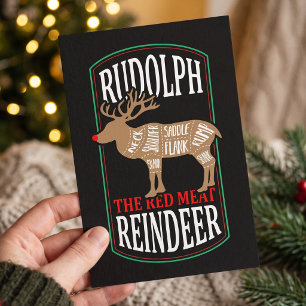Cartão Postal Rudolph A Rebelde De Carne Vermelha