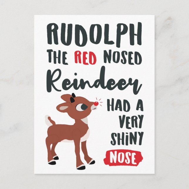 Cartão Postal Rudolph Rena Clássico (Frente)