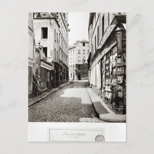 Cartão Postal Rue de l'Arbalete (Frente)