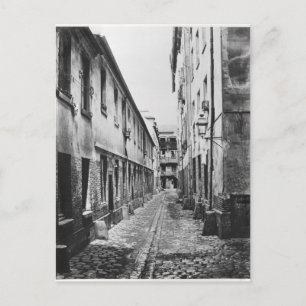 Cartão Postal Rue du Fer-a-Moulin, Paris, 1858-78