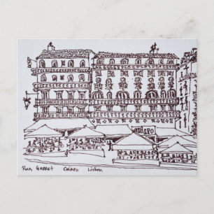 Cartão Postal rue Garrett, Chiado   Lisboa, Portugal