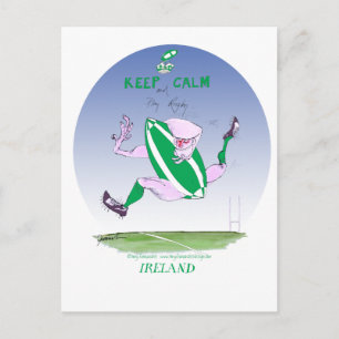 Cartão Postal rúgbi irlandês, tony fernandes