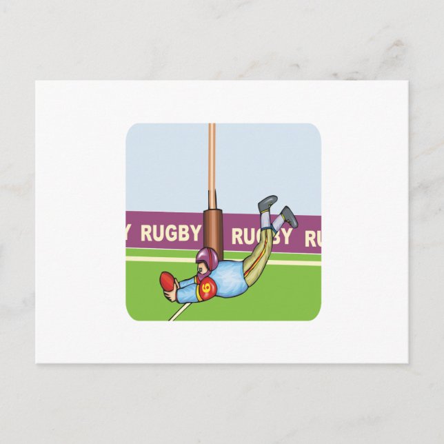 Cartão Postal Rugby (Frente)