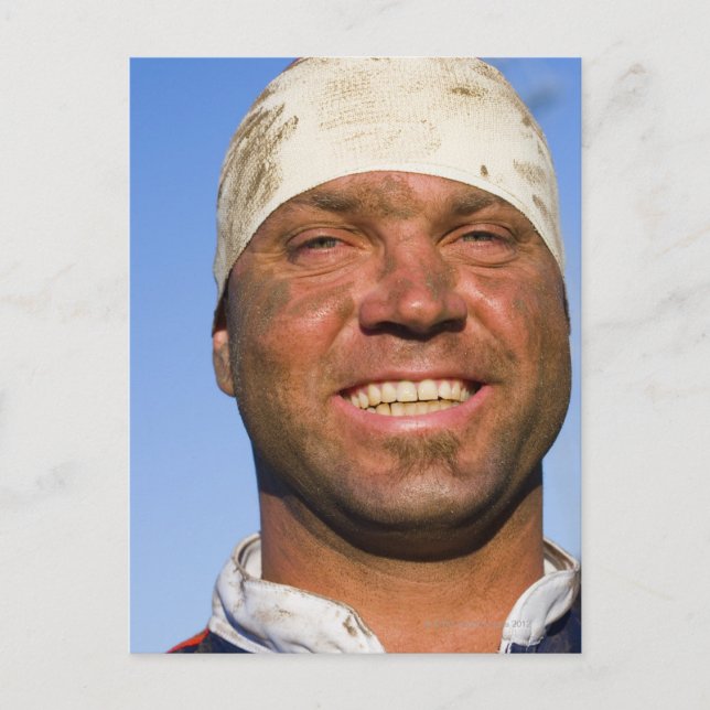 Cartão Postal Rugby hooligan (Frente)