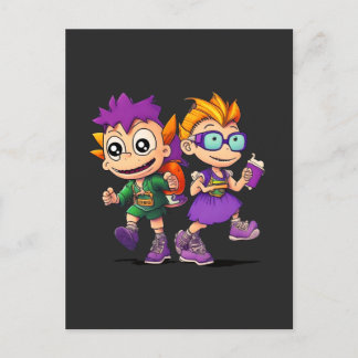 Cartão Postal Rugrats - Repulsa no Alarme: Uma Aventura Rugrats