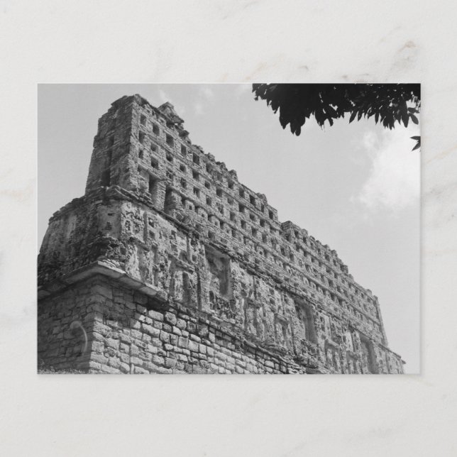 Cartão Postal Ruínas antigas: Templo 33 de Yaxchilan (Frente)
