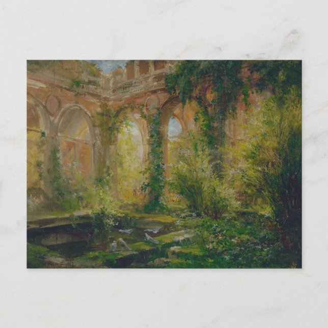 Cartão Postal Ruínas - Cour des comptes Ballroom (Frente)