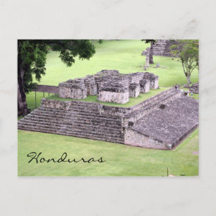 Cartão Postal ruínas de copán honduras