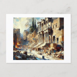 Cartão Postal Ruínas de Pompeia,