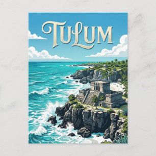 Cartão Postal Ruínas de Tulum