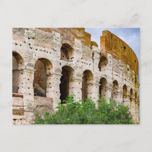 Cartão Postal Ruínas do Coliseu Antigo em Roma, Itália