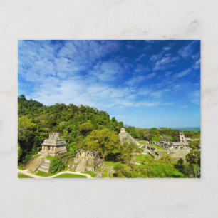 Cartão Postal Ruínas em Palenque, México