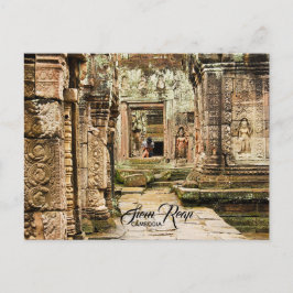 Cartão Postal Ruínas em Siem Reap, Camboja