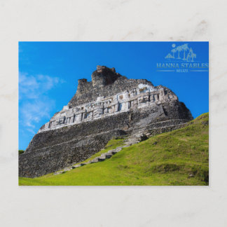 Cartão Postal Ruínas maias de Xunantunich em Belize