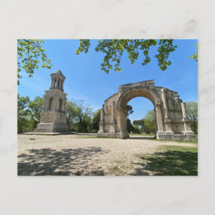 Cartão Postal Ruínas romanas perto de Santo-Rémy-de-Provence, Fr