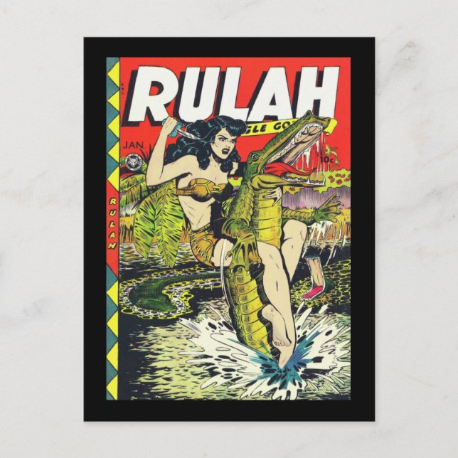 Cartão Postal Rulah-Vintage Comic Book (Frente)