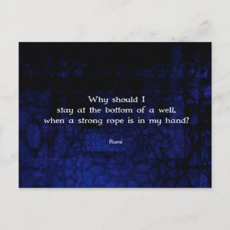 Cartão Postal Rumi Inspiration Action Cote