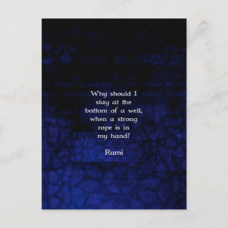 Cartão Postal Rumi Inspiration Action Cote