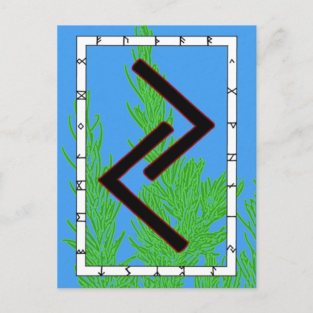 Cartão Postal Rune Jera - Cartão-postal de Colheita (Frente)