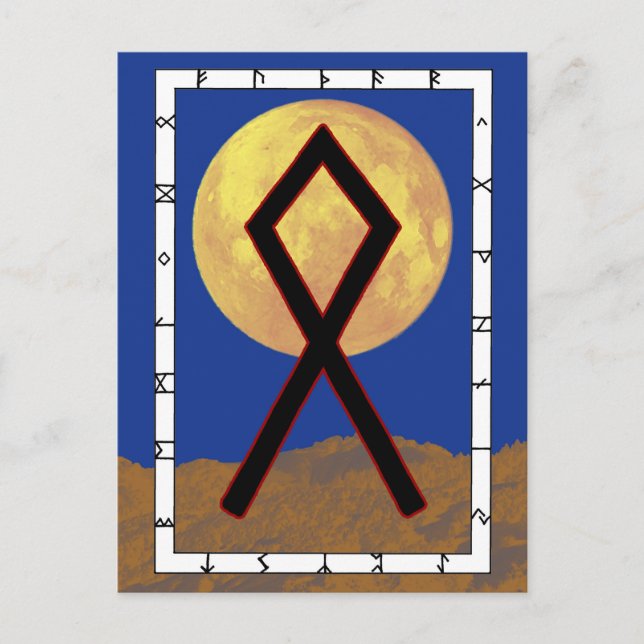 Cartão Postal Rune Othala - Cartão-postal inicial (Frente)