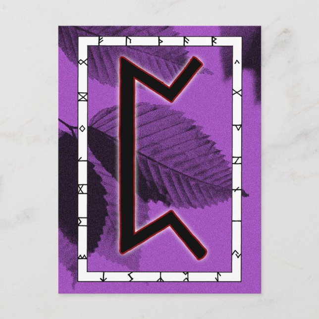 Cartão Postal Rune Perthro - Cartão-postal Karma (Frente)