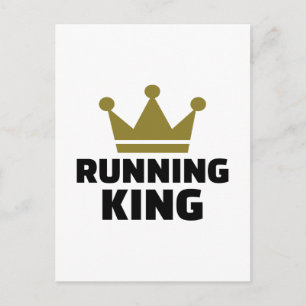Cartão Postal Running King