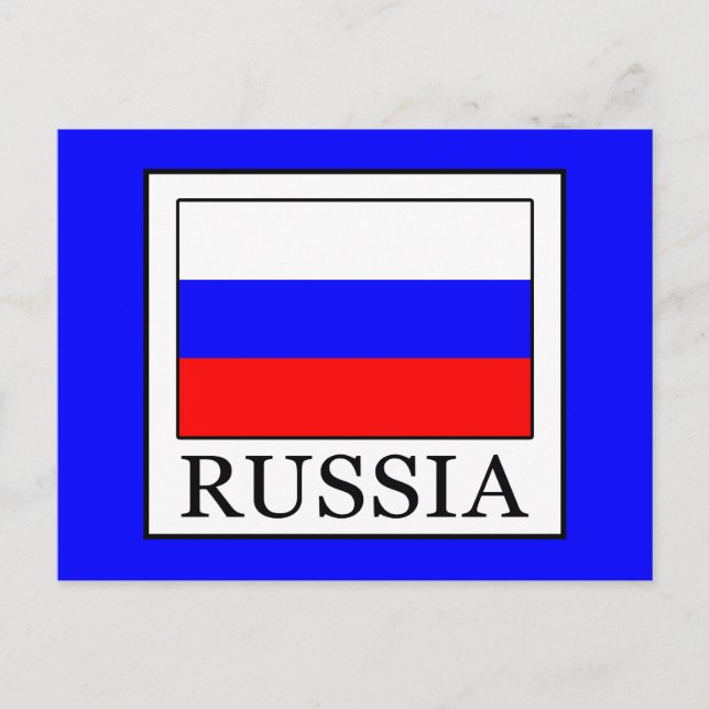 Cartão Postal Rússia (Frente)