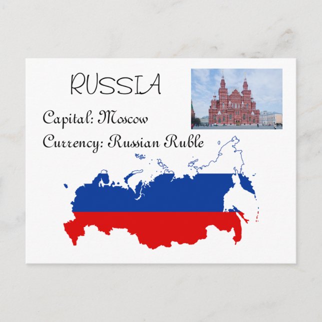 Cartão Postal Rússia (Frente)