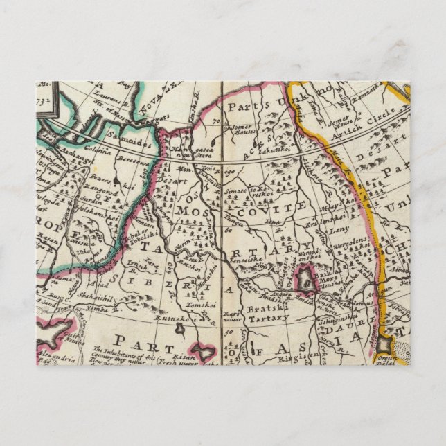 Cartão Postal Rússia, Cazaquistão, Ásia (Frente)