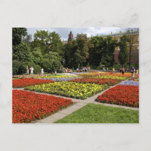 Cartão Postal Rússia, Moscou, Praça Vermelha, Alexandrovsky