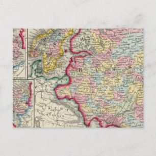 Cartão Postal Rússia Na Europa, Suecia E Noruega