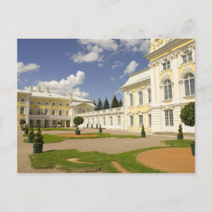 Cartão Postal Rússia. Petrodvorets. Palácio Peterhof. Pedro, o 3