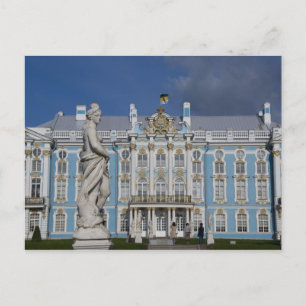 Cartão Postal Rússia, Ruas. Petersburgo, Palácio de Catherine (t