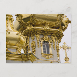 Cartão Postal Rússia, Ruas. Petersburgo, Palácio de Peterhof (ta