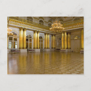 Cartão Postal Rússia, São Petersburgo, O Hermitage (também conhe