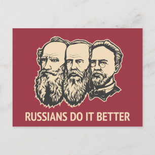 Cartão Postal Russos fazem melhor