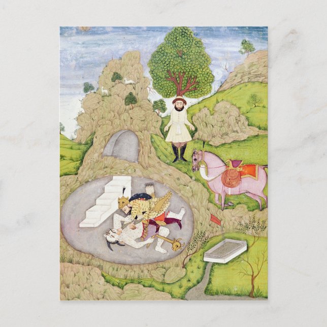 Cartão Postal Rustam matando o demônio branco (Frente)